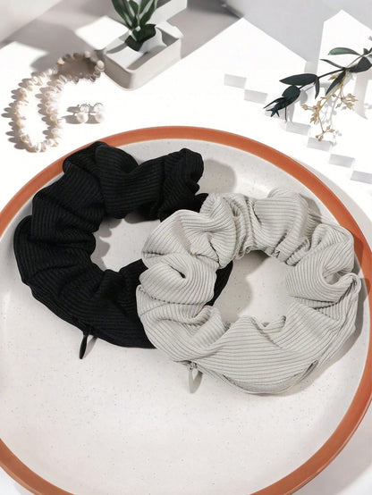 Zipper Hair Scrunchie, Multi-Functional Hair Tie Storage Bag, Velvet Hair Scrunchie With Hidden Pocket, Pocket Hair Scrunchie, Hair Tie Storage Bag